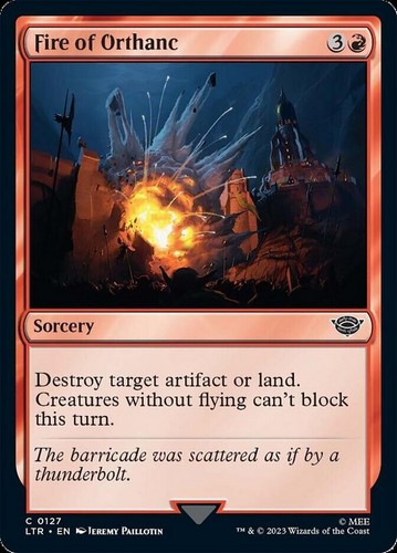 Mtg fire orthanc - fire, (127/511)